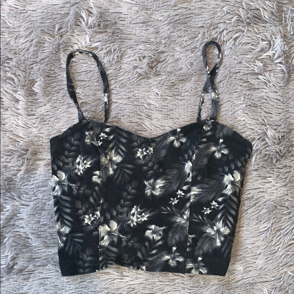Floral crop top